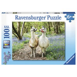 Ravensburger: Puzzle 100 db - Láma barátok