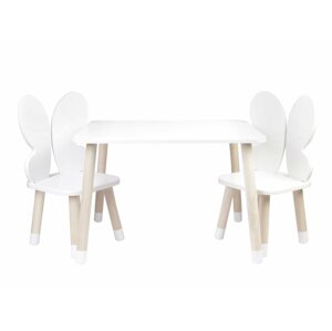 ELIS DESIGN Pillangó szárnyak - gyerekasztal és székek počet stolu a židlí: Asztal + 2 szék